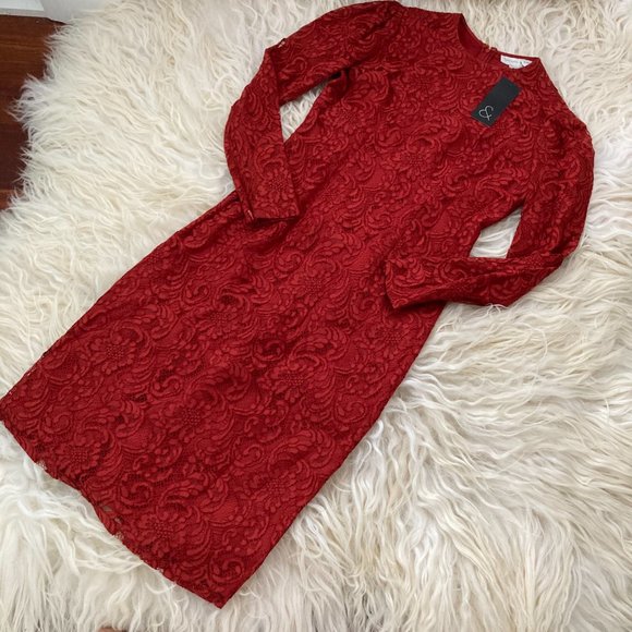 Sachin & Babi Amelie Lace Pattern Knee-Length Dress - Picture 4 of 12